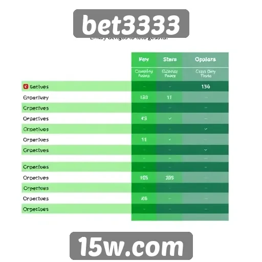 Comparativo entre bet3333 e concorrentes do setor